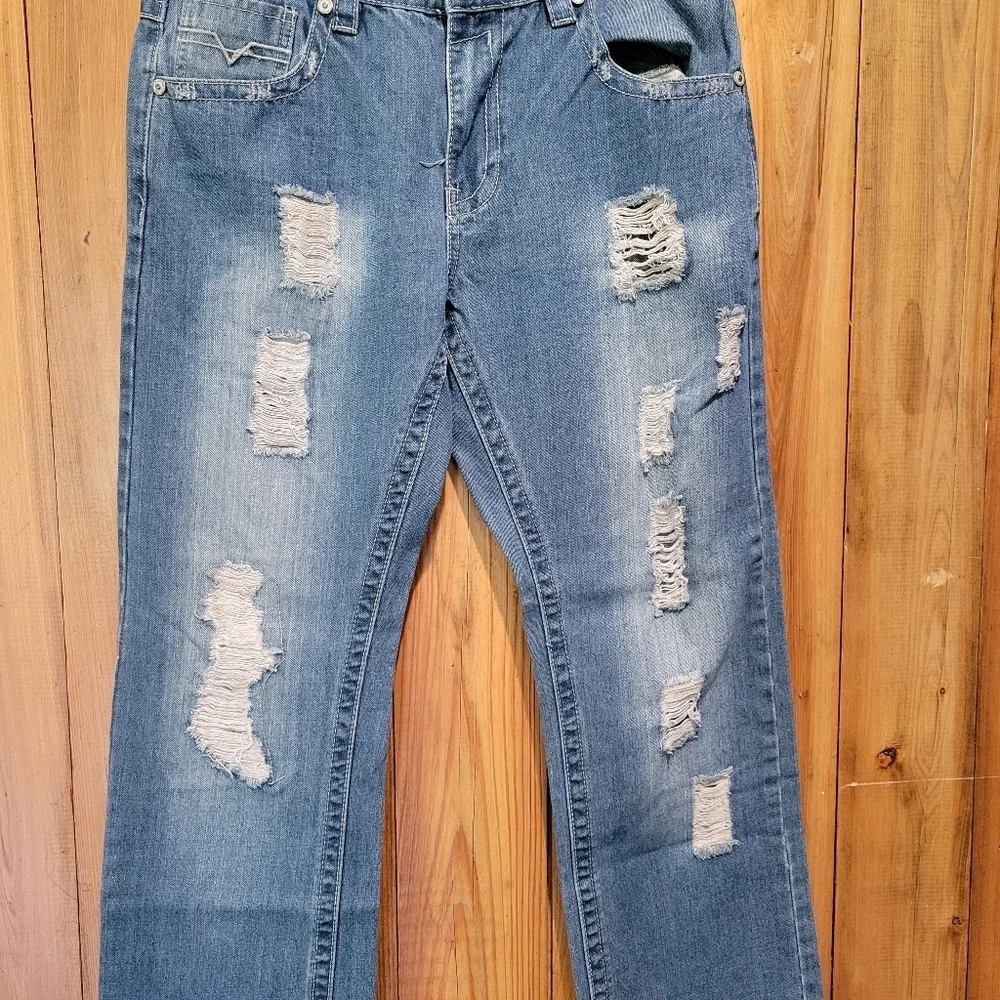 Victorious Men's Blue Jeans - Picture 7 of 15